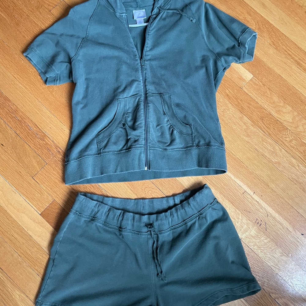 Sweat suit - shorts & short sleeve hoodie